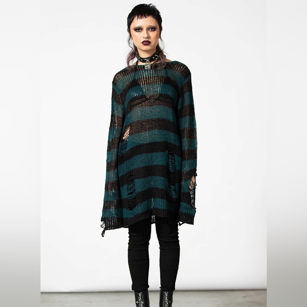 Killstar Sea Punk Knit Sweater